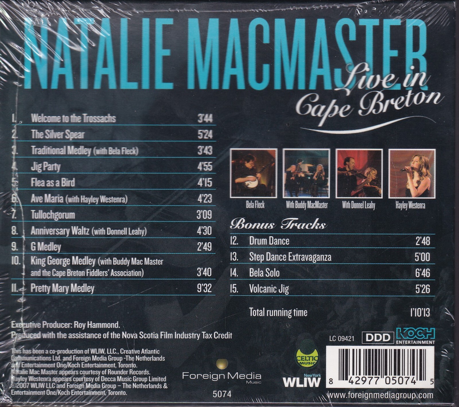 Natalie MacMaster - Live in Cape Breton - CD 2007 [O3] 842977050745| eBay
