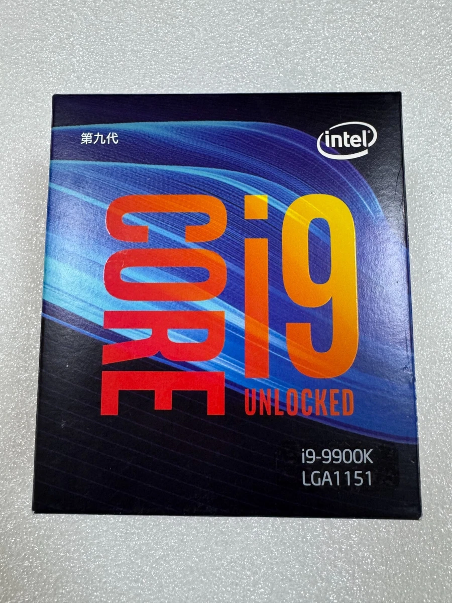 Intel Core i9-9900K Processor Model Computer Processors (CPUs) for