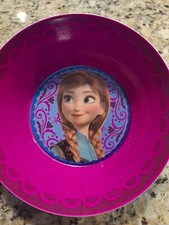 Disney Store Frozen Princess Anna Child Cereal Icecream Bowl Mealtime Magic 6  