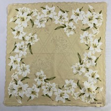 Vintage Hanae Mori Handkerchief Pocket Square Bandana Neckerchief