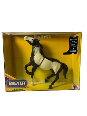1998 Breyer Renegade Black Overo Pinto Semi Rearing Mustang #720198 NEW