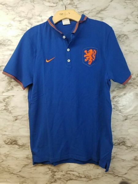 Holland The Netherlands Nike Soccer Polo Shirt KNVB Orange/red Dutch 2014  Large for sale online | eBay