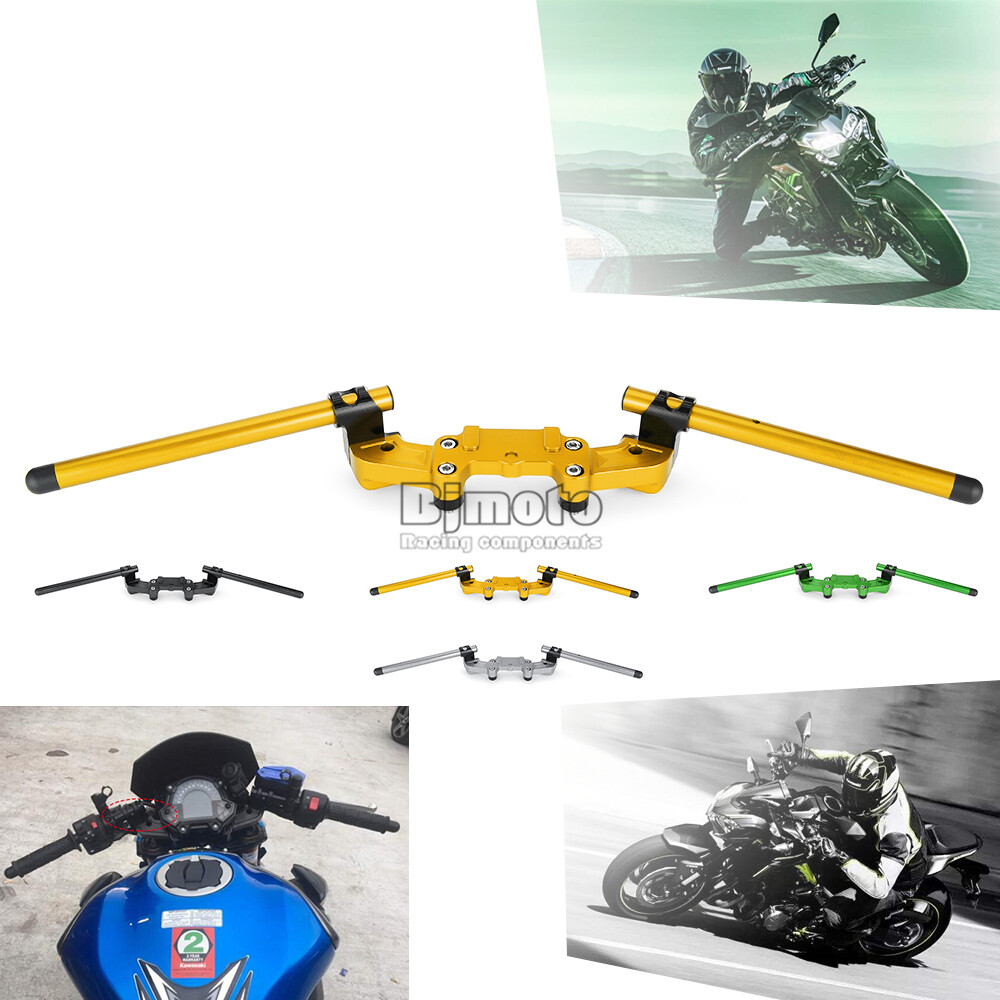 22mm Clip-On Handle Bars Adapter Plate For Kawasaki 2017-2021 Z900