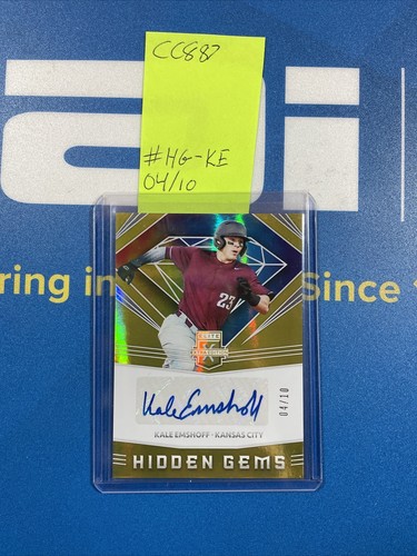 2020 Panini Elite Extra Edition Hidden Gems Golf Kale Emshoff #HG-KE Auto 04/10 - Picture 13 of 13