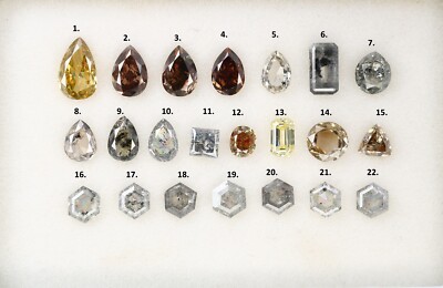 CT Natural Loose Diamonds Multi Shape Color Gems for Jewelry