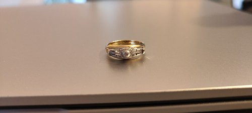 traumhafter Art-Déco Diamant Ring 585 Gelbgold - Bild 2 von 2