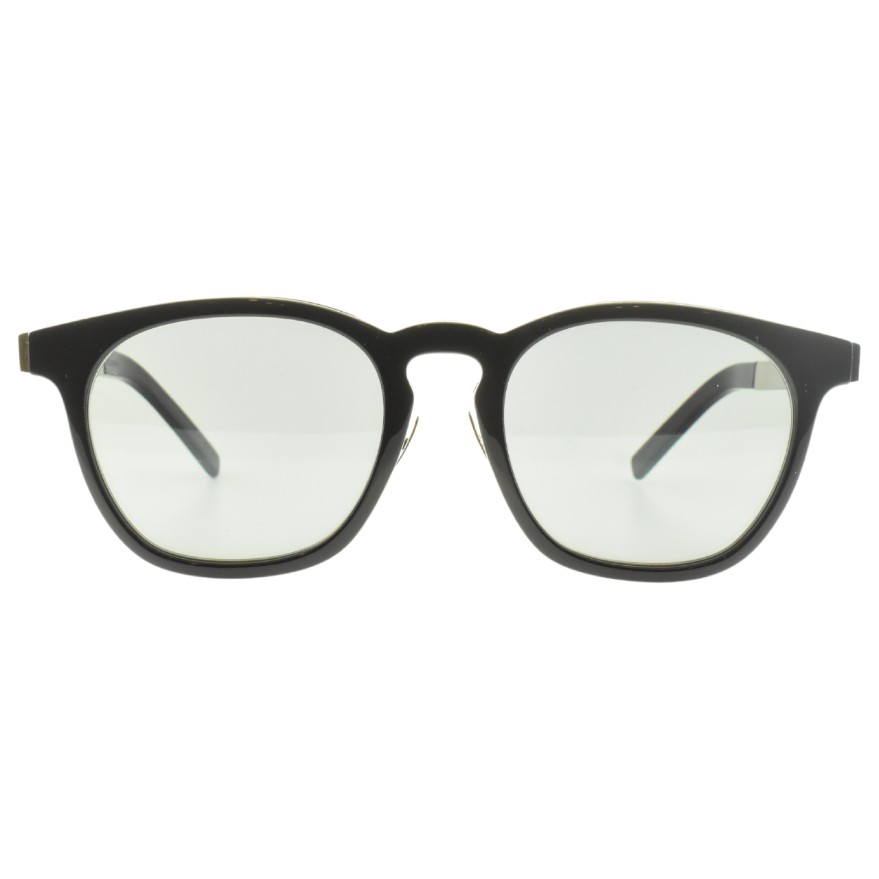 Occhiali da sole SAINT LAURENT SL 28 F COMBI 001 neri rotondi full rim SOLO MONTATURE