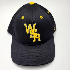 WSR Waverly Shell Rock Iowa Hat Cap Black Strapback B44D