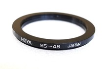 55-46mm Step-Down Ring Adapter - 55mm-46mm Stepping Ring - NEW - Hoya or Tiffen