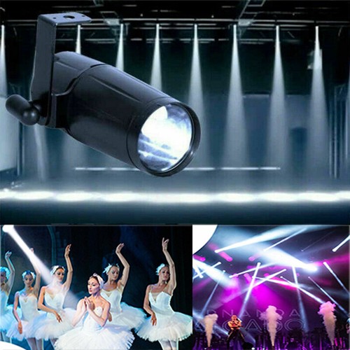 2PCS Disco Ball Pin Spot Light White LED Stage Lighting Beam Spotlight Lights - Picture 6 of 12