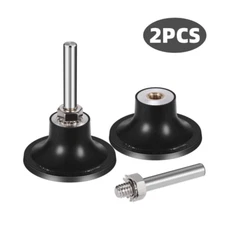 2PCS 2"Roll Lock Sanding Disc Pad Holder Adapter 1/4"Shank for Die Grinder Drill