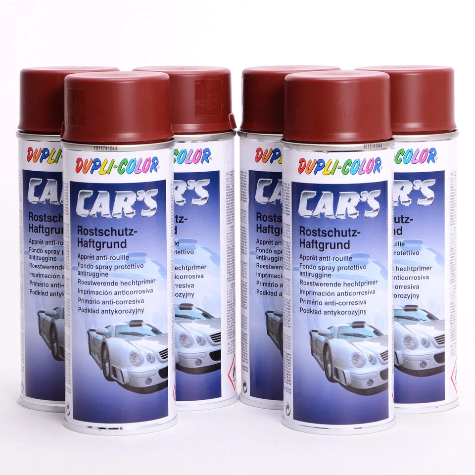 Haftgrund rotbraun 6 x 400ml DUPLI-COLOR Cars Lackspray Sprühlack 740220 - Bild 1 von 1
