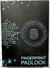 Smart Fingerprint Door Lock Keyless Anti-theft Security Padlock USB Rechargeable