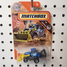 2019 Matchbox MBX Backhoe Countryside Blue INC 92/100.