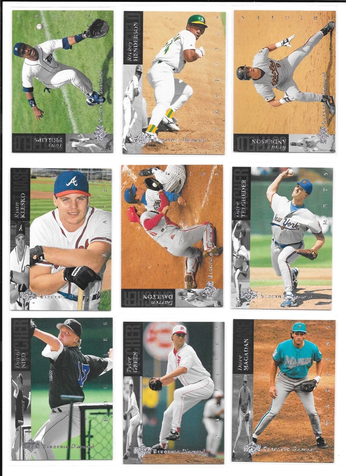 1994 Upper Deck Electric Diamond Baseball Trading Cards Choose #s 15-550 / mb25 - Image 3 of 4