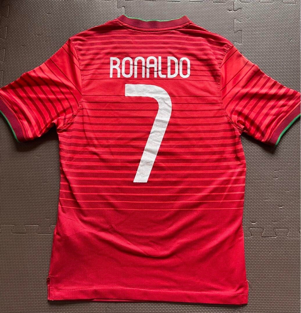 NIKE　2014 ポルトガル　ロナウド　オーセンティック　日本М相当 Authentic CR7 Ronaldo Portugal 2014 WC Size M Nike Jersey