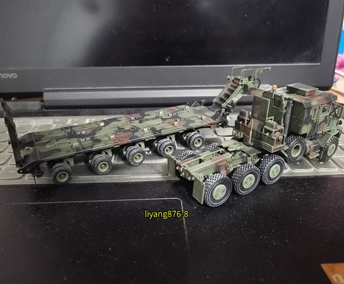 1:72 US Army Oshkosh M1070 Heavy Transport Vehicle Model Military Finished Toys - Picture 19 of 21