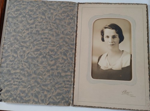 Antike Kabinettkarte Foto hübsche Frau Portrait Halifax - Bild 2 von 5