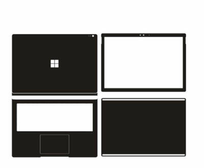 KH Special Laptop Leather Cover Skin Stickers Fit Microsoft Surface Book3 13.5