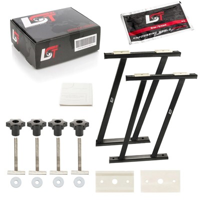2x Rastschienen Schrauben Multiflexboard Unterlagen Set für VW MULTIVAN 5 6 V VI