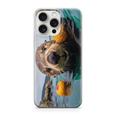 Handy Hülle Transparent iphone X/Xs Fisch Otter See Baden M67