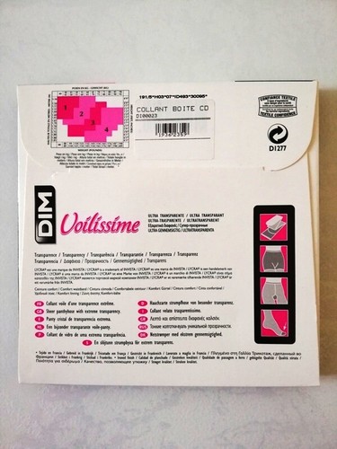 DIM VOILISSIME COLLANT 15 DEN TAILLE 4 COULEUR POIVRE - Picture 2 of 3