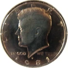 1981-P Kennedy Half Dollar-Uncirculated