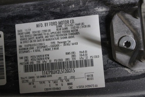 2020 Ford Mustang Sync Communication Module Chassis ECM 3011250 - Picture 9 of 11