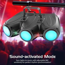 DMX Laser Stage Light 192LED RGBW Multi-Pattern Disco Light Show Party Lighting