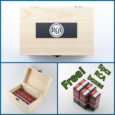 RCA Storage Wooden Box for Vacuum Tube free tube boxes for 6SN7 6SL7 6BX7 6SQ7