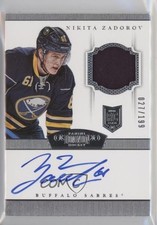 2013-14 Panini Dominion Rookie 27/199 Nikita Zadorov #219 Patch Auto 0i5j