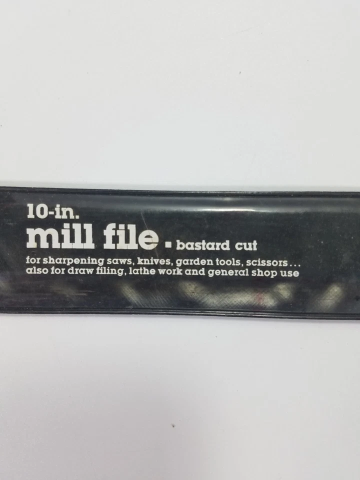 Sears Craftsman 10" Mill File Bastard Cut 9-31264 Excellent Condition No Wear  - Image 3 of 4
