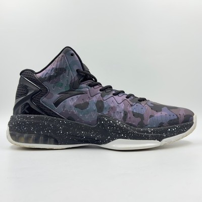 Anta Klay Thompson KT 3 Herren-Basketballschuh schwarz Tarnmuster UK-Größe 8,5