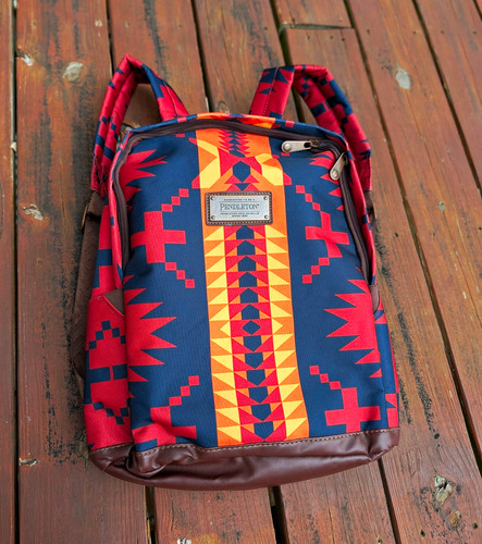 Pendleton Spider Rock Laptop Travel Geometric Zip Backpack w/ External Pockets