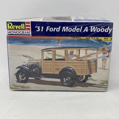 Revell Monogram 1931 Ford Model A Woody 1:25 Scale New Sealed Dented