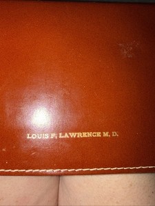 Vintage SD Leather Dressing Case