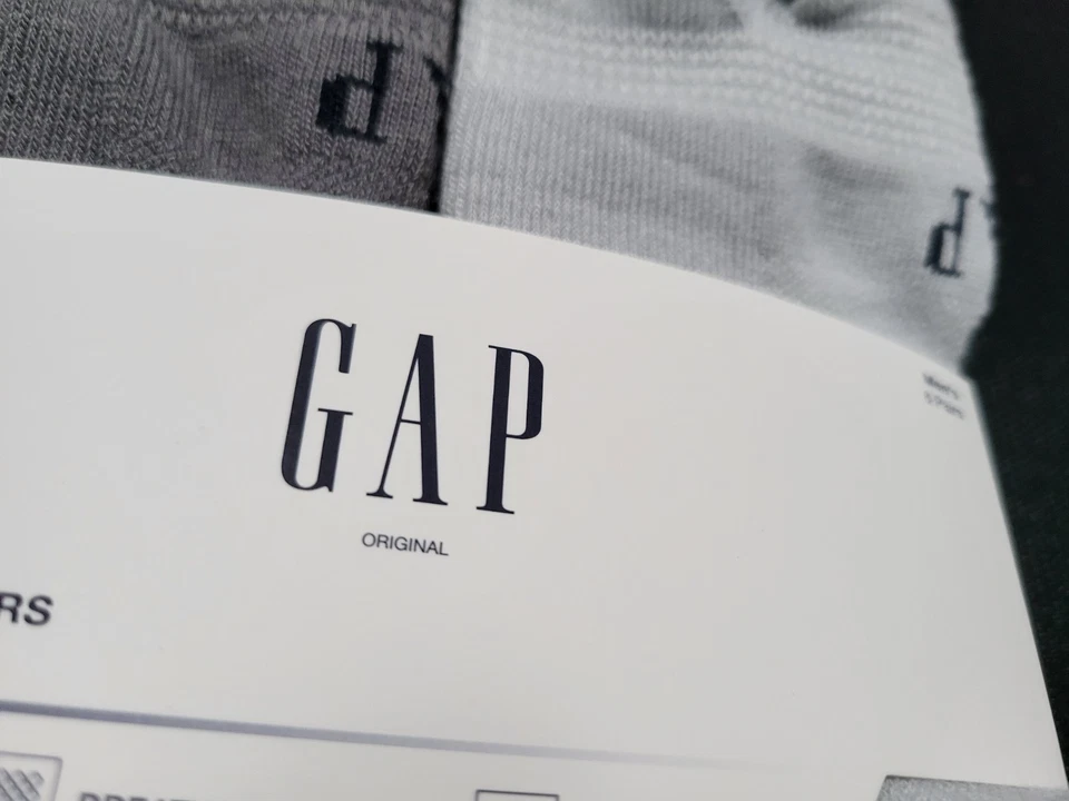 Calcetines de malla transpirable con soporte para control de olores acolchados Gap para hombre talla 6-12 Foto 3 de 4