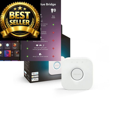Philips Hue Bridge, Unlock the Full 1 Count (Pack of 1), White Ambiance