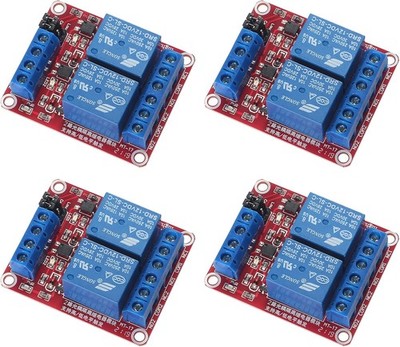 2 Channel 12V DC Relay Module Board Optocoupler High Low Level Trigger 4pcs