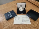 2017 W AMERICAN SILVER EAGLE UNC PROOF COIN COA AND BOX WEST POINT MINT