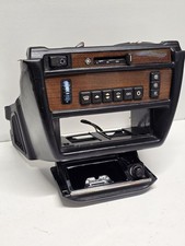 86-89 Mercedes W201 190d 190e Center Console Dash Wood Trim Heat Climate Ac Ash