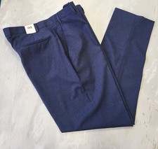 Kin John Lewis Airfce Suit Trousers Blue Size 36R Slim Fit Wool Blend BNWT.PWB