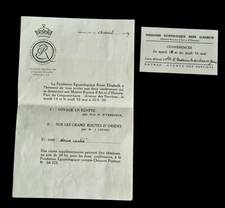 1929 Royal Highness Duchess of Guise Invitation by Queen Elizabeth Foundation