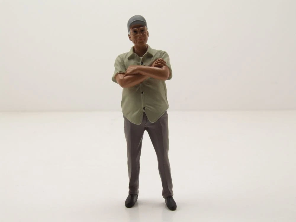 Figurine 1/18 "Stephanie Vroom" - Fille Non Peinte En Résine - Pour Diorama Porsche