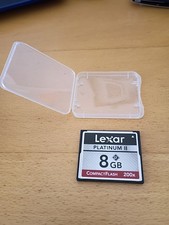 Lexar Platinum II 8GB CompactFlash CF Memory Card 200x 30MB/s