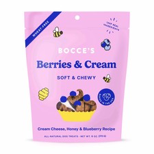 Bocce's Bakery Berries  Cream Soft  Chewy Dog Treats - 6oz Wheat-Free