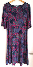 ISLE Floral Dress EWM Size 14 Gorgeous Blue Pink Soft BNWOT