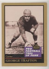 1991 Enor Pro Football Hall of Fame George Trafton #139 HOF 7m3