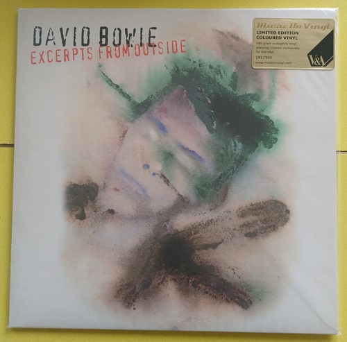 DAVID BOWIE EXCERPTS FROM OUTSIDE NUMBERED 181/500 GREEN VINYL PLUS BOOKLET