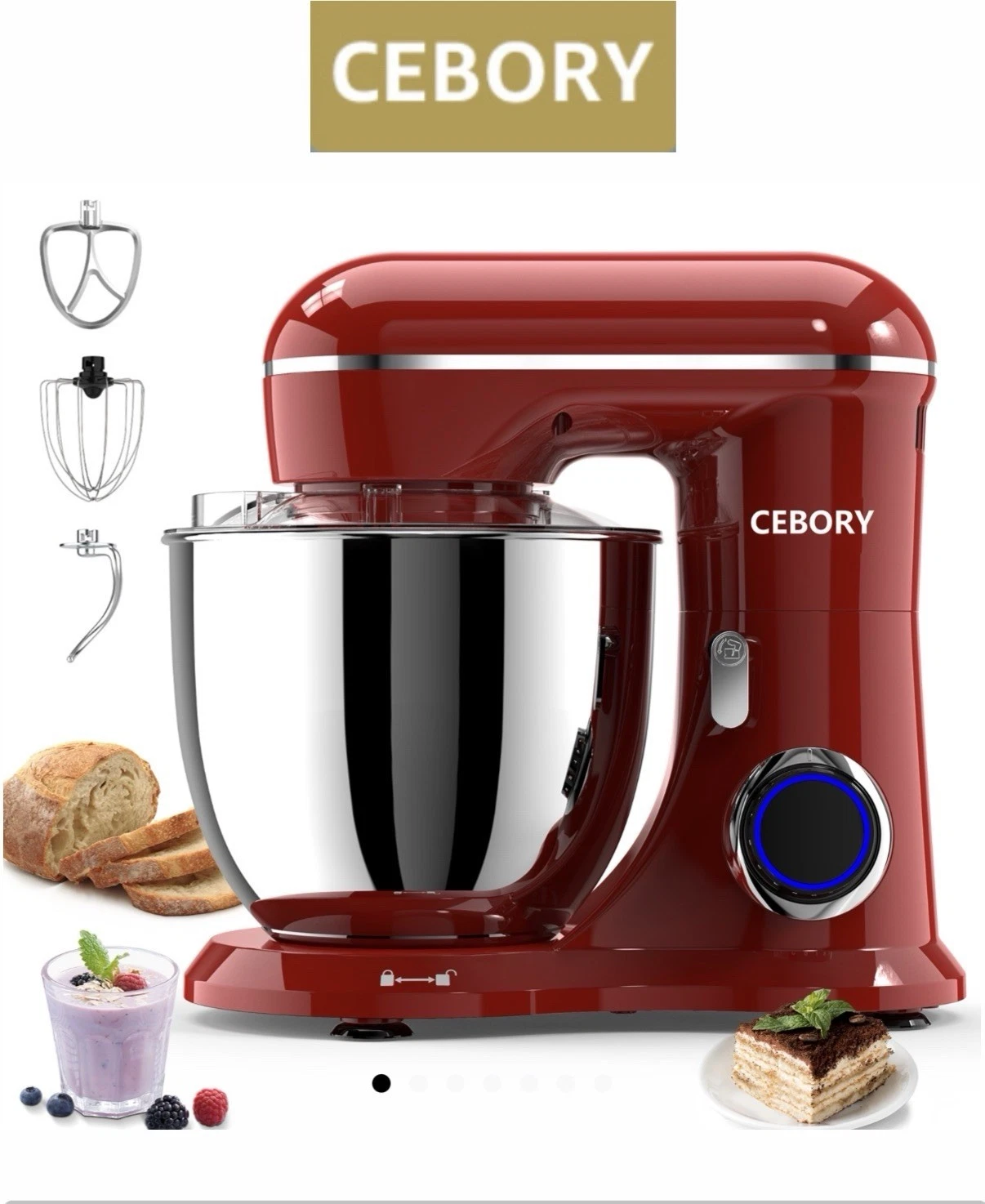 Cebory stand mixer Model SM-1533P
Opens in a new window or tab